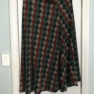 Lularoe medium slinky material maxi skirt